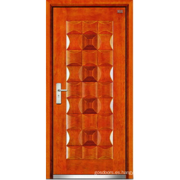 Puerta de acero de madera (LT-302)